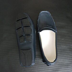 Navy Blue women loafers size 6